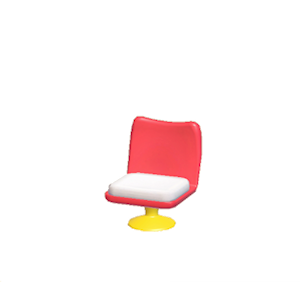 Yellow Pop art chair