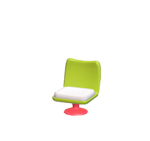 Lime Pop art chair