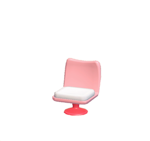 Pink Pop art chair