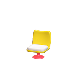 Yellow Pop art chair