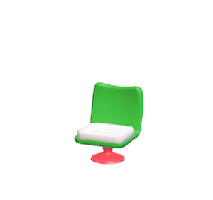 Green Pop art chair