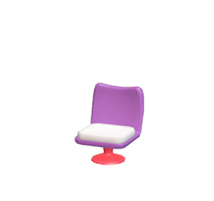 Purple Pop art chair