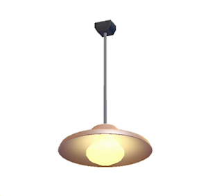 Brown Pop art lamp