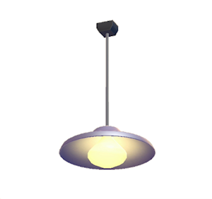 Plum Pop art lamp