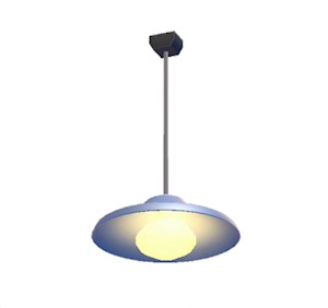 Navy Pop art lamp
