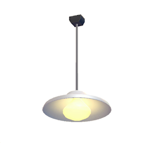 White Pop art lamp