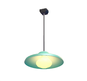 Aquamarine Pop art lamp