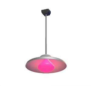 Rose Pop art lamp