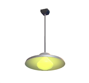 Lime Pop art lamp