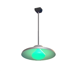 Aquamarine Pop art lamp
