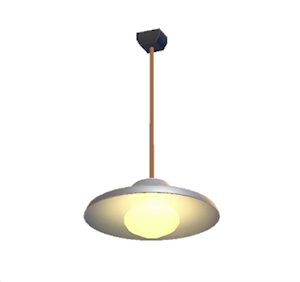 Brown Pop art lamp
