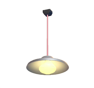 Pink Pop art lamp