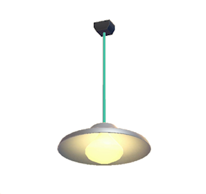 Aquamarine Pop art lamp