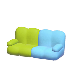Lime Pop art sofa