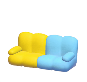 Yellow Pop art sofa