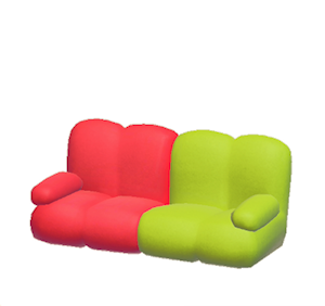 Lime Pop art sofa