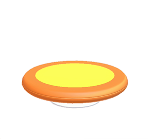 Orange Pop art table
