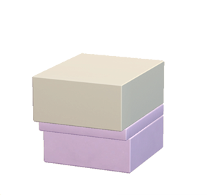White Protruding wall
