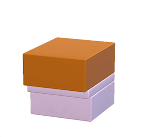 Orange Protruding wall