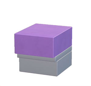 Gray Protruding wall