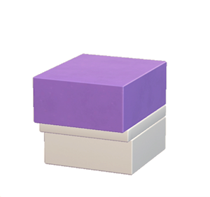 White Protruding wall