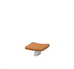 Brown Public seat