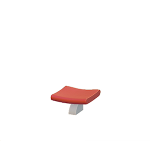 Red Public seat