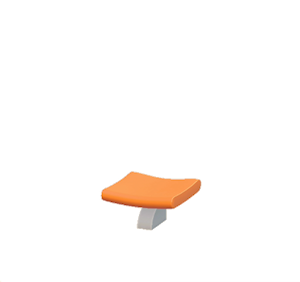 Orange Public seat