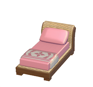 Pink Resort bed