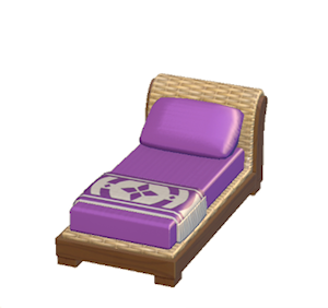 Purple Resort bed