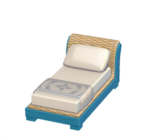 Blue Resort bed