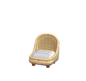 White Resort chair