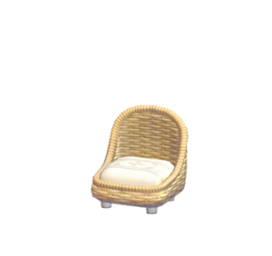 White Resort chair
