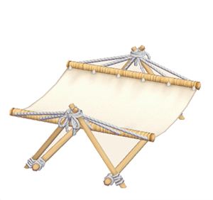 White Resort hammock