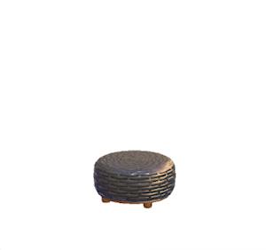 Black Resort stool
