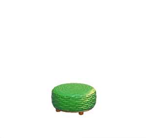 Green Resort stool