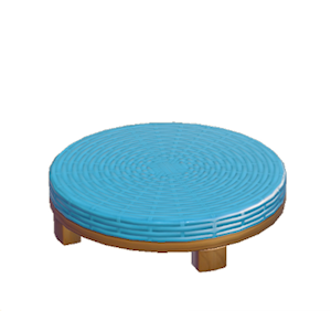 Blue Resort table