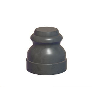 Black Round pillar (lower)