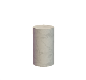White Round pillar (middle)