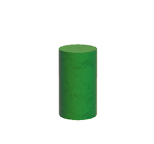 Green Round pillar (middle)
