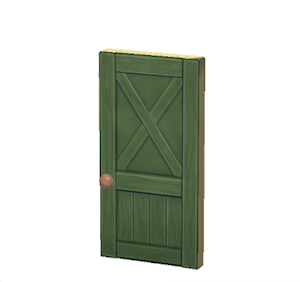 None Rustic door