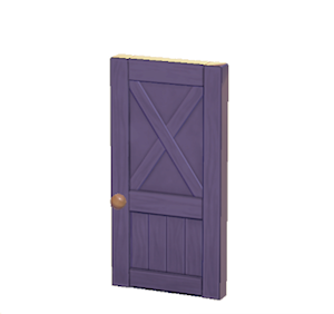 Plum Rustic door