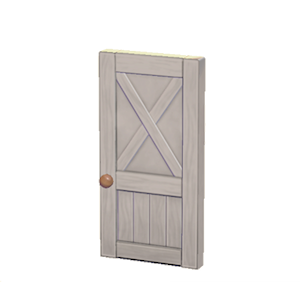 White Rustic door