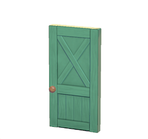 Aquamarine Rustic door
