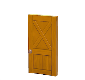 Orange Rustic door