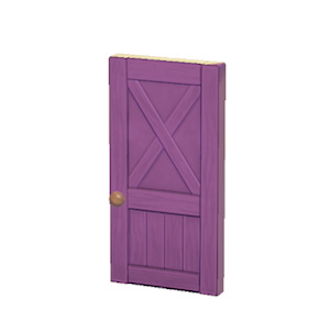 Purple Rustic door