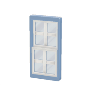 Cyan Sash window