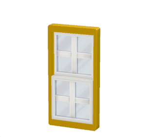 Yellow Sash window