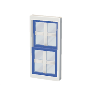 Navy Sash window