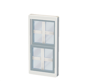Gray Sash window